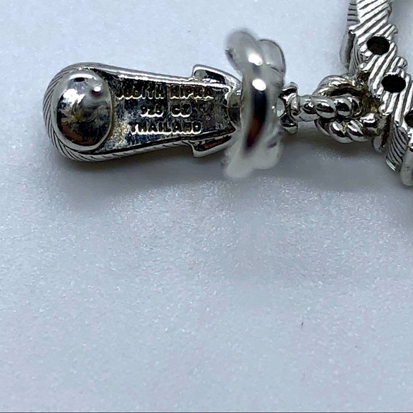 JUDITH RIPKA PIERCED DROP WREATH & DIAMONIQUE EARRINGS 💜 - Picture 5 of 7